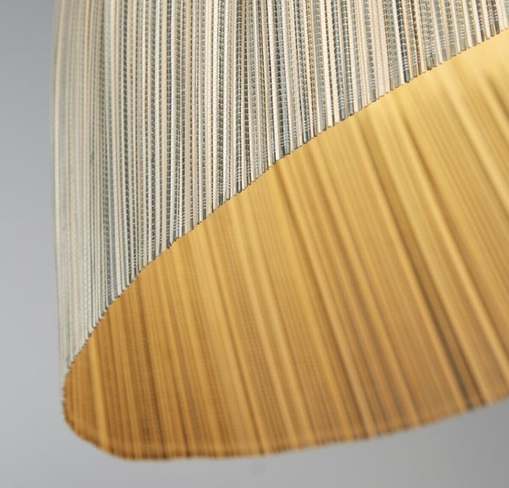 Abażur bambusowy w paski ombre 58 cm