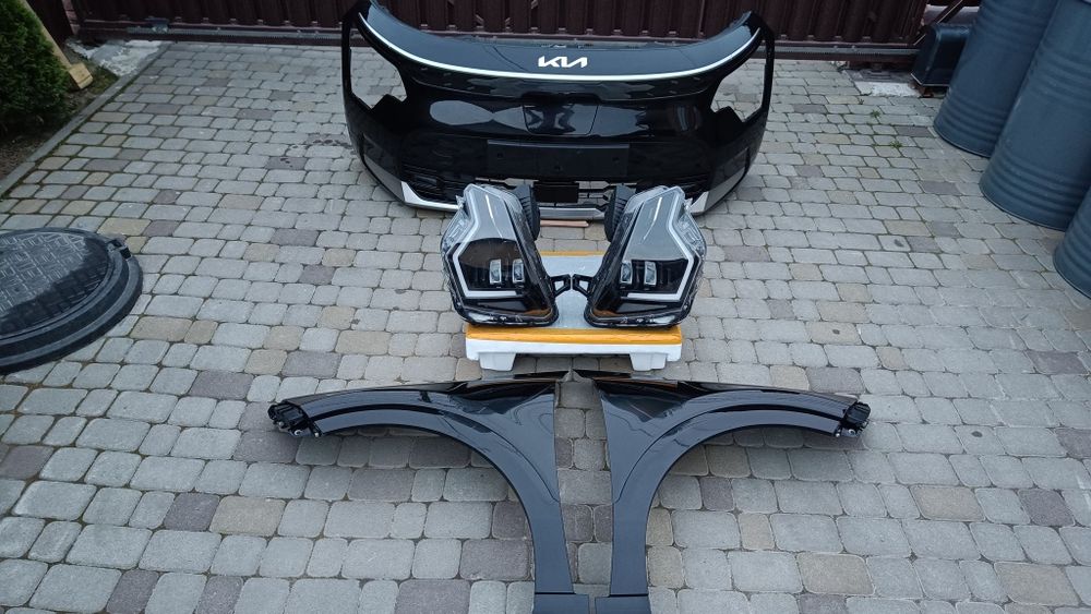 Передній Бампер Kia Niro 2 EV ABP (Чорний) 2024р