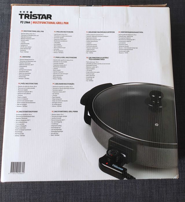 Vendo Frigideira Grelhadora Multifunções Tristar- Nova