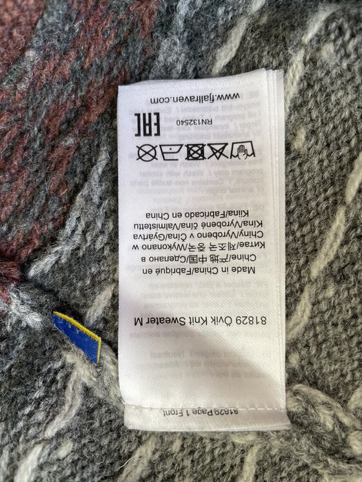 Fjallraven Ovik - Ciepły wełniany sweter męski M