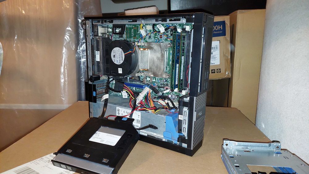 Dell OptiPlex 990 i5 uszkodzony zasilacz Windows 7