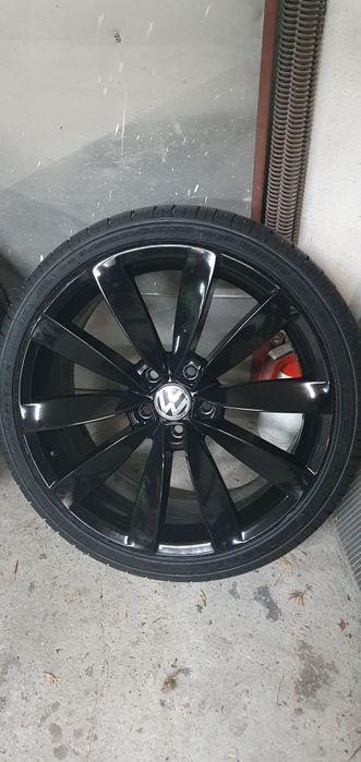 Alufelgi Lugano 5x112 opony jak nowe 235/35/19