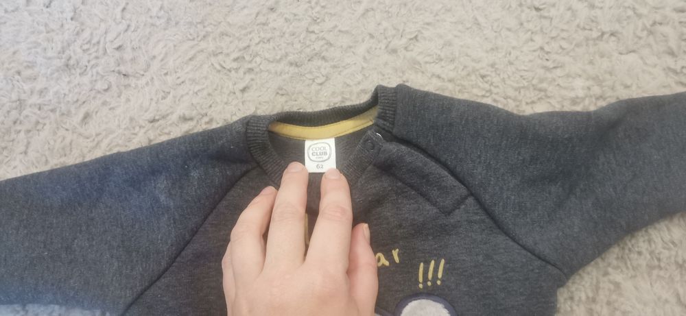Sweter szary chłopięcy