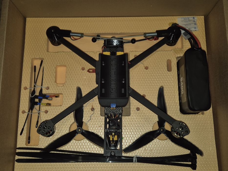Новий Fpv 8" дрон (F405 / Termal Cam Caddx Eclipse 002 / VTX 2.5W / CRSF)