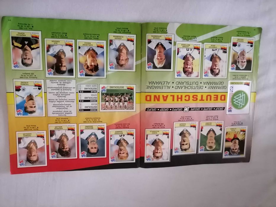 Caderneta Cromos Mundial USA 94 Último de MARADONA Completa Panini
