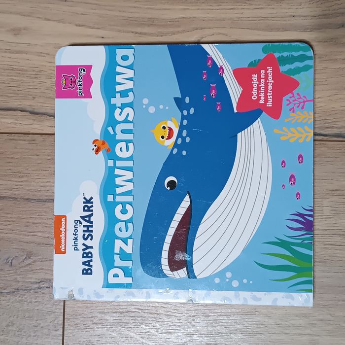 Baby shark przeciwieństwa Książka dla dzieci