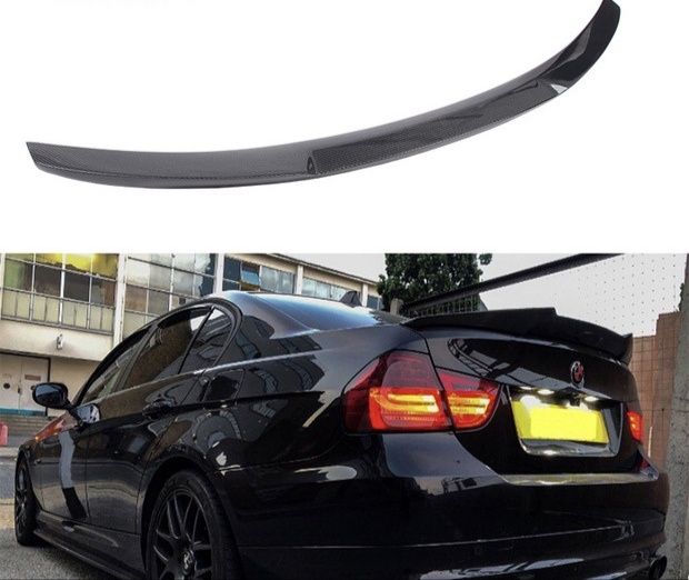 Карбоновый спойлер багажника BMW E90 PSM M4 диффузор сплиттер сплiтер