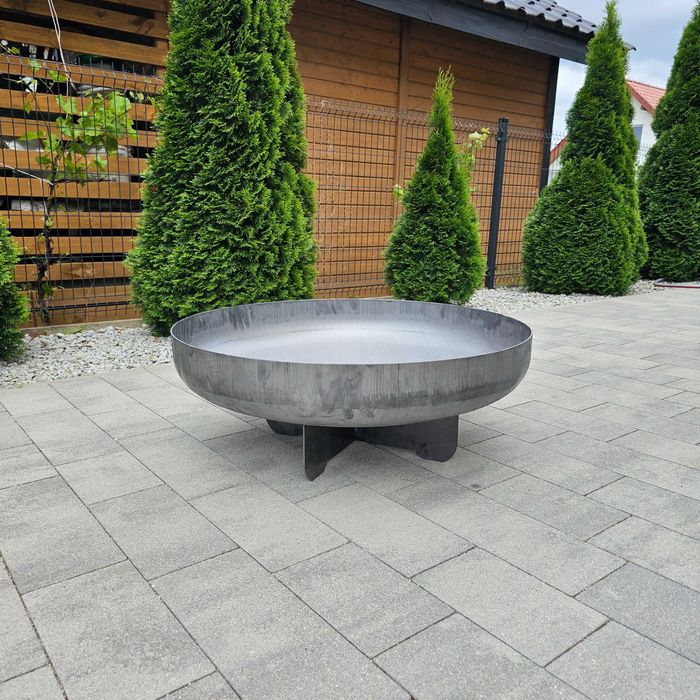 Palenisko ogrodowe Niemalowane Deep 70 cm Niski Stelaż Stal 3 mm