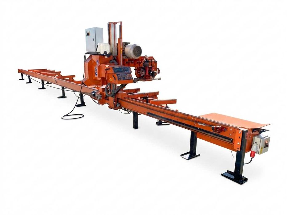 Trak taśmowy Wood-Mizer LT 70 z hydrauliką i korowarką 13m