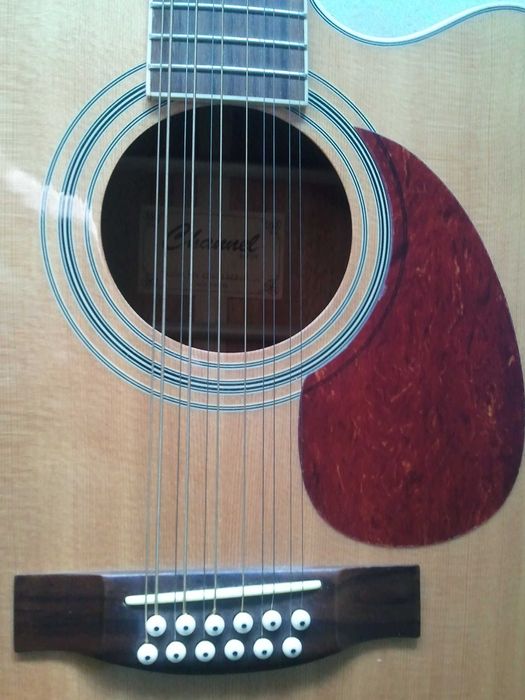 Guitarra Folk 12 cordas de marca Channel by ESM