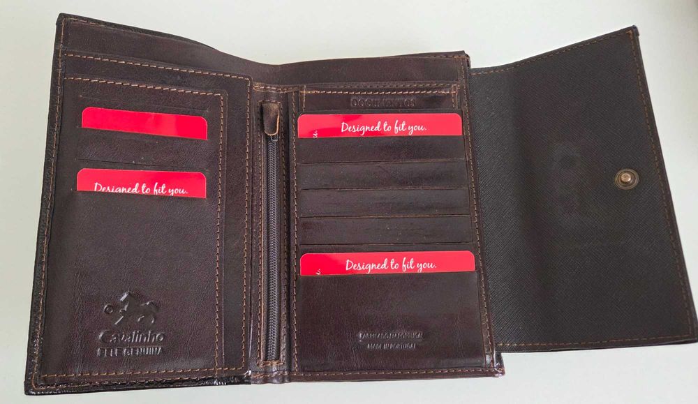 Carteira castanha Cavalinho