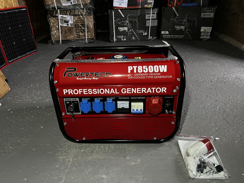 Бензиновий генератор 3.5Квт PT8500W Новий наявність