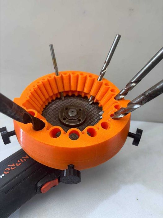 Насадка на болгарку 125 мм для заточування свердел кондуктор