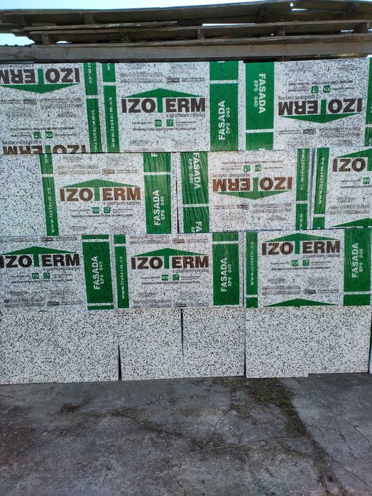 Styropian Izoterm fasada 0,040 gr.  10 cm od ręki 300 zł/m3 w kropki