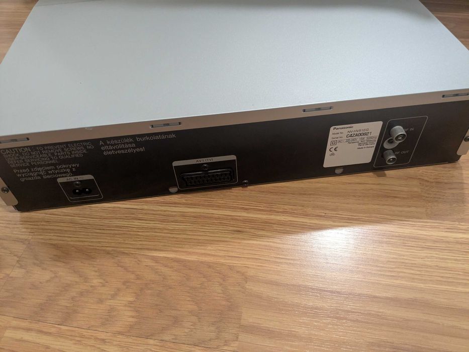 Leitor VHS Panasonic – Super Drive (na caixa) (ler descrição)