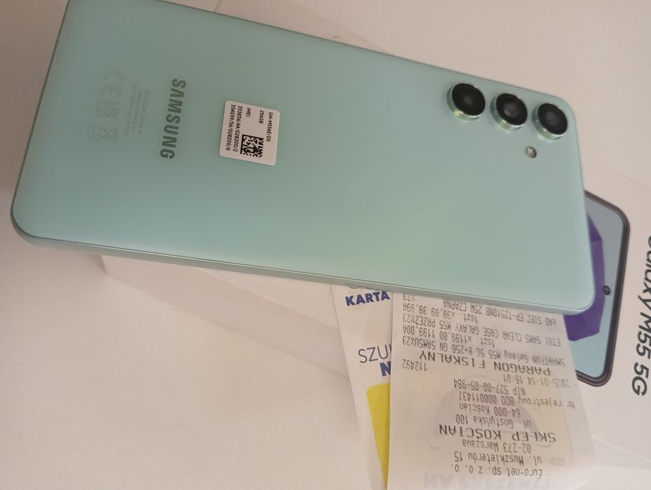 Samsung Galaxy M55 256Gb, Gwarancjia,jak Nowy