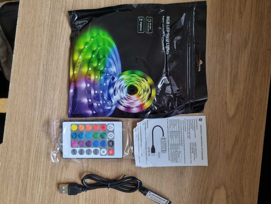 Taśma LED różne kolory, oświetlenie