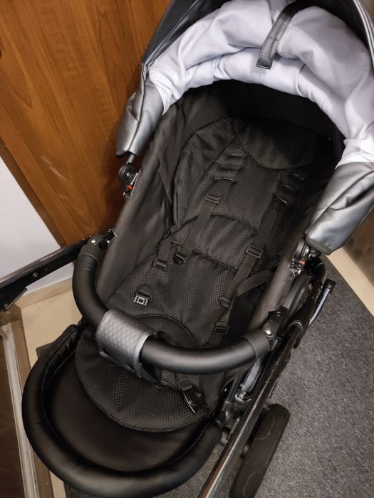 Wózek Junama Diamond Fluo szary 2w1