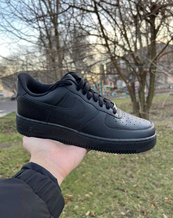 ОРИГІНАЛ! Nike Air Force 1 07 Low Black 44.5 45 46 47 | CW2288-001