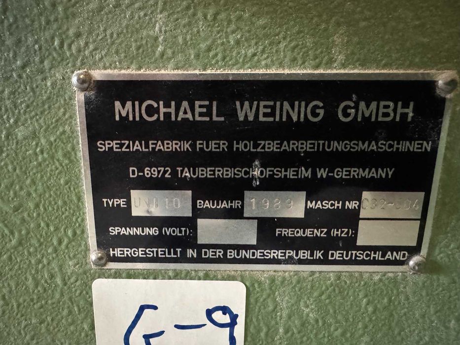 Centrum obróbcze do okien CNC WEINIG UNICONTROL 10 sprawny