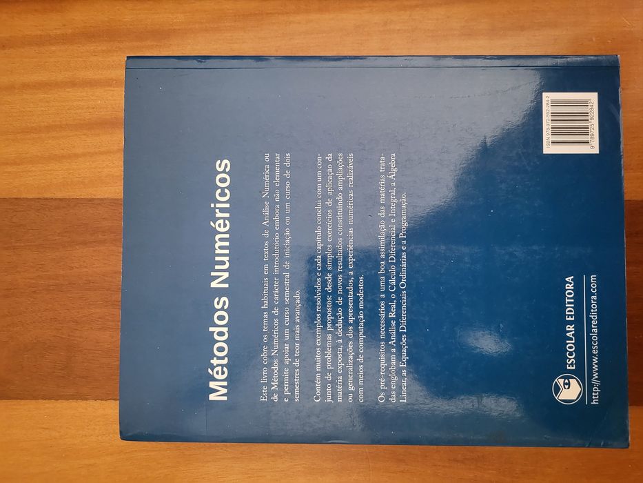Livro | "Métodos Numéricos", de Heitor Pina