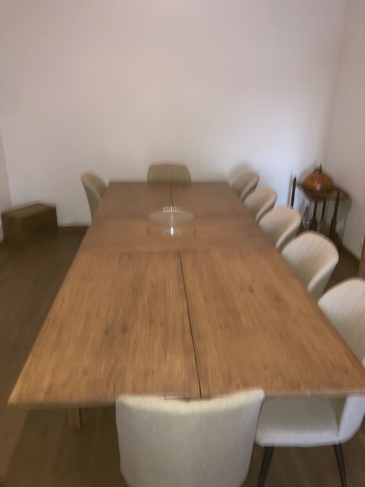 Mesa sala jantar extensivel 180/240/300x120