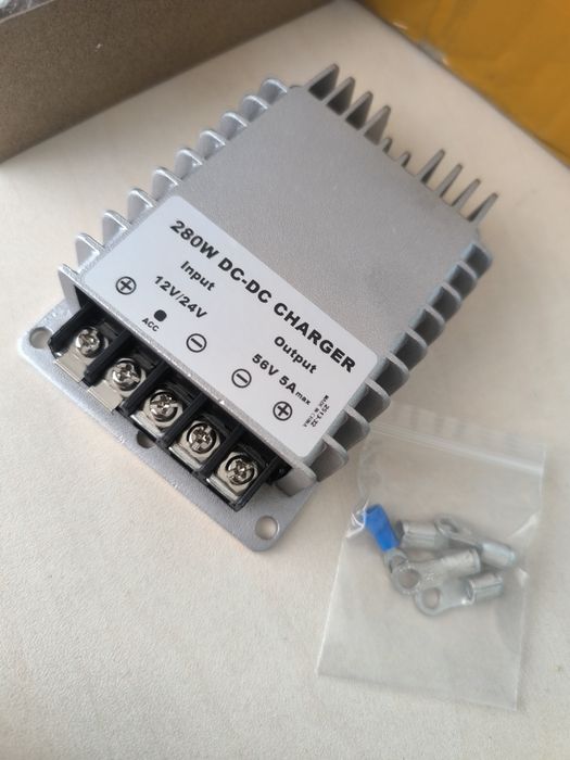 Підвищувальний перетворювач напруги (DC-DC Converter/Charger). 12/24В 56В