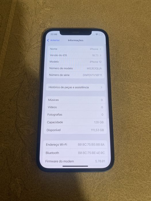 Iphone 12 Azul 128 Gigas