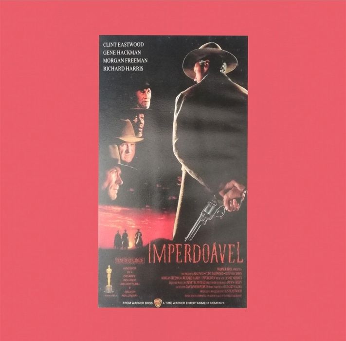 Filme "Imperdoável", em formato VHS original, 1992