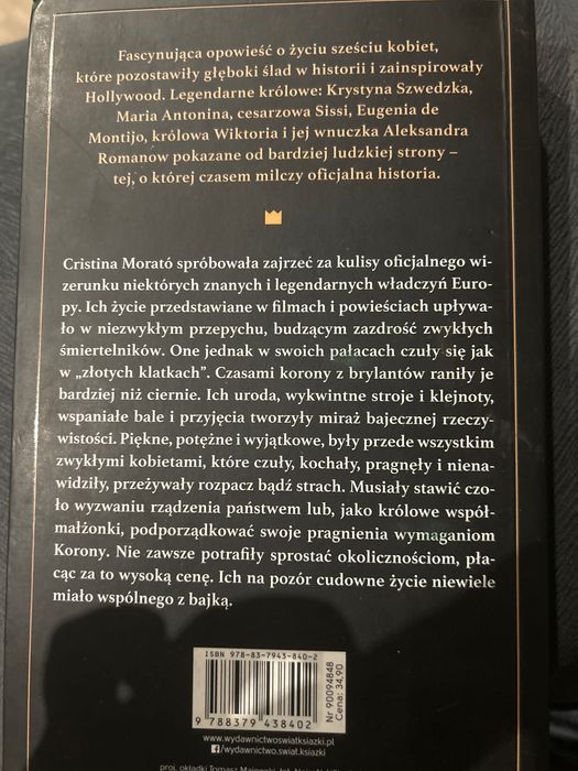 „Królowe przeklęte” Cristina Morato