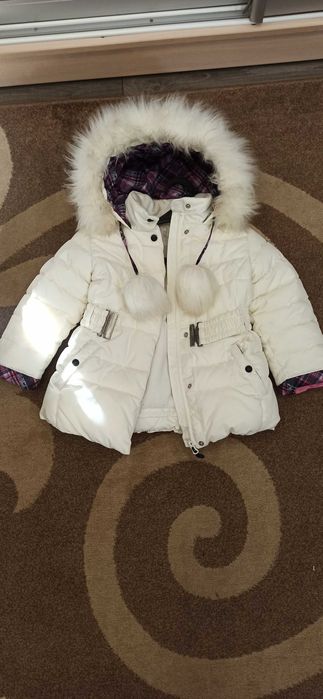 Пуховый комплект зимний для девочки