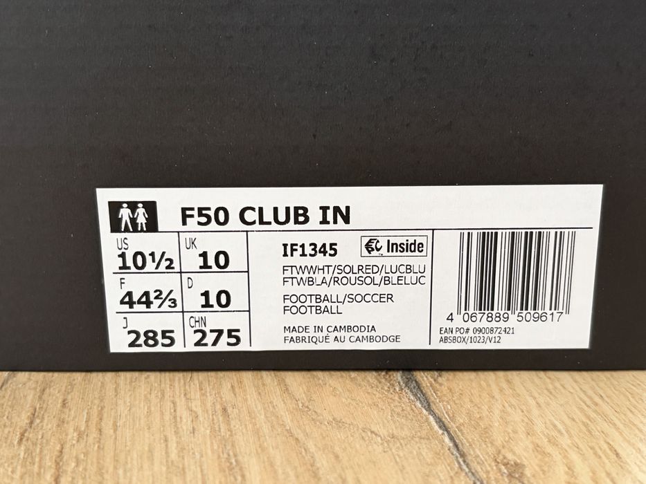 Buty halowe adidas F50 club in