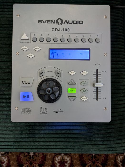 Програвач CD дисків, діджей пульт Sven