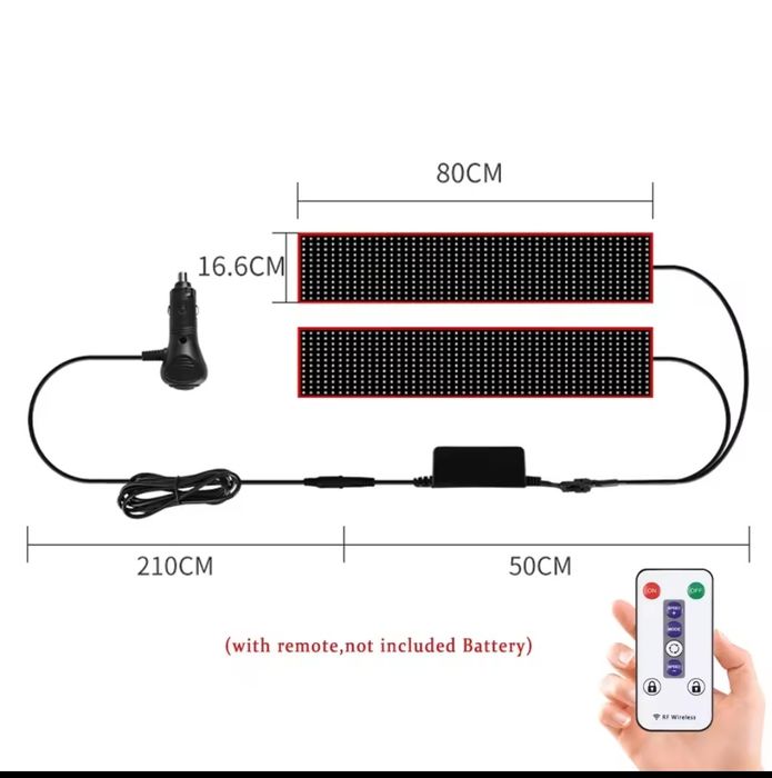 Лед очі Led панель на авто очі диявола