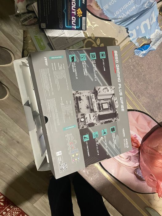 Материнська плата msi b850 gaming plus wifi6e, AM5, AMD