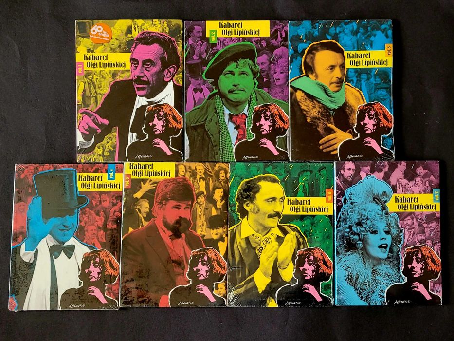 Kabaret Olgi LIPIŃSKIEJ 7 DVD /Folia /1-7 komplet