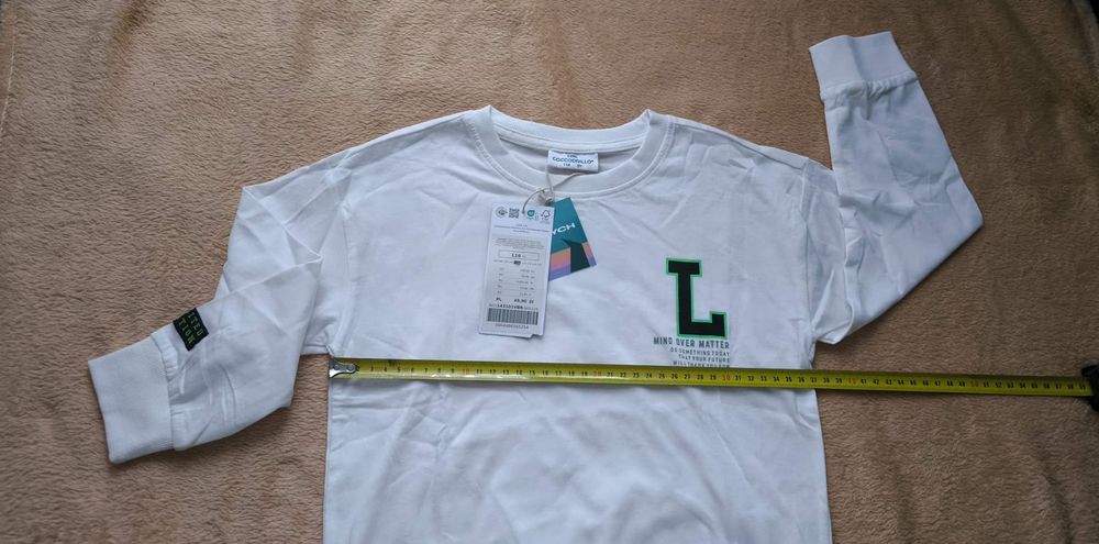 Cienka bluza t-shirt coccodrillo lemon r. 116