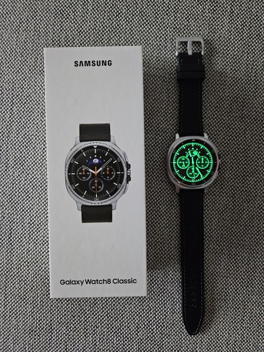 Galaxy Watch8 Classic (46 mm) - NOVO com caixa (fatura de 3 anos)