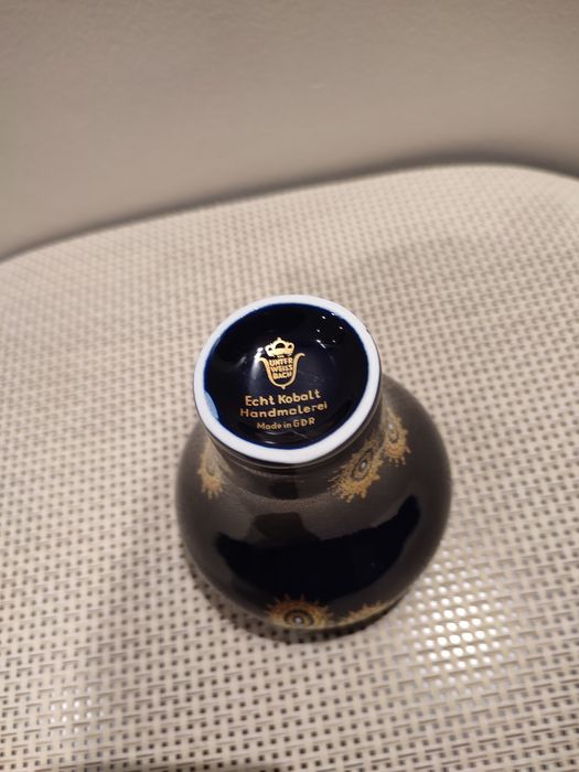 Śliczny stary wazonik kobalt