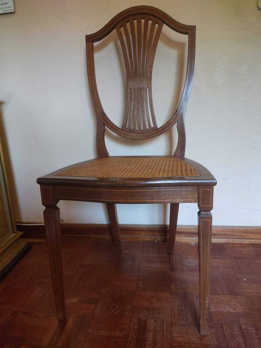 Mesa madeira vintage com 2 pés de galo, estilo inglês, extensível