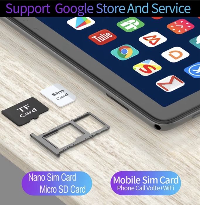 Планшет 10 дюймів BDF  64gb( підтримка сім карти)