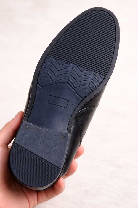 Sapatos Morgan Smith em Couro Azul – Elegantes e Confortáveis – 40