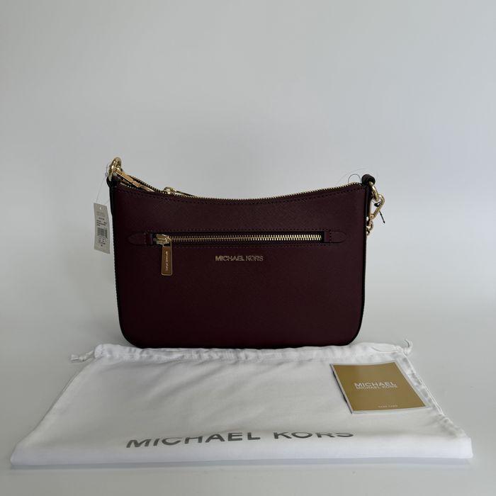 Оригінальна сумка Michael Kors Jet Set Item Merlot натуральна шкіра