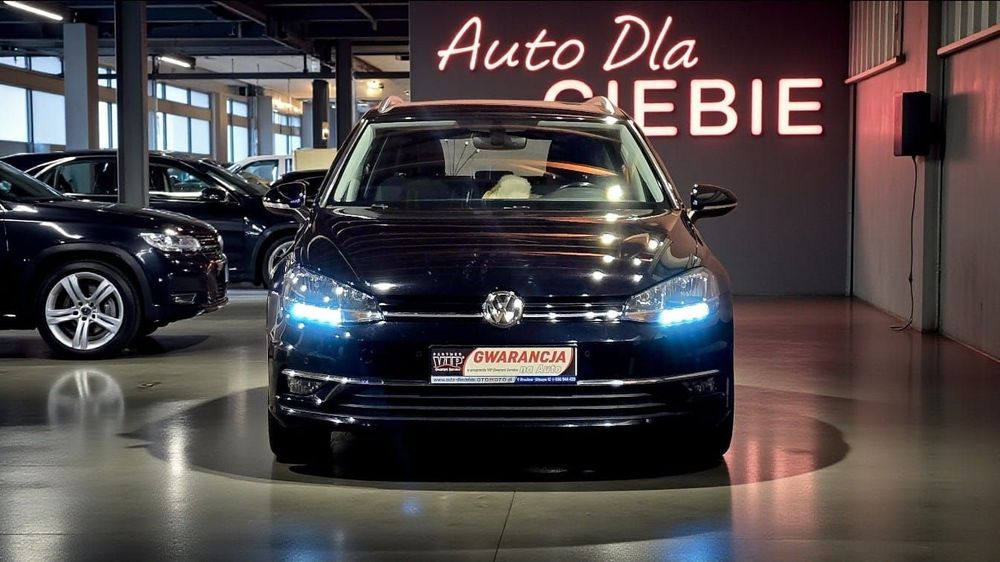 Volkswagen Golf Aktywny Tempomat+Ledy+Bezwypadkowy+Serwisowany-Gwarancja Pisemna