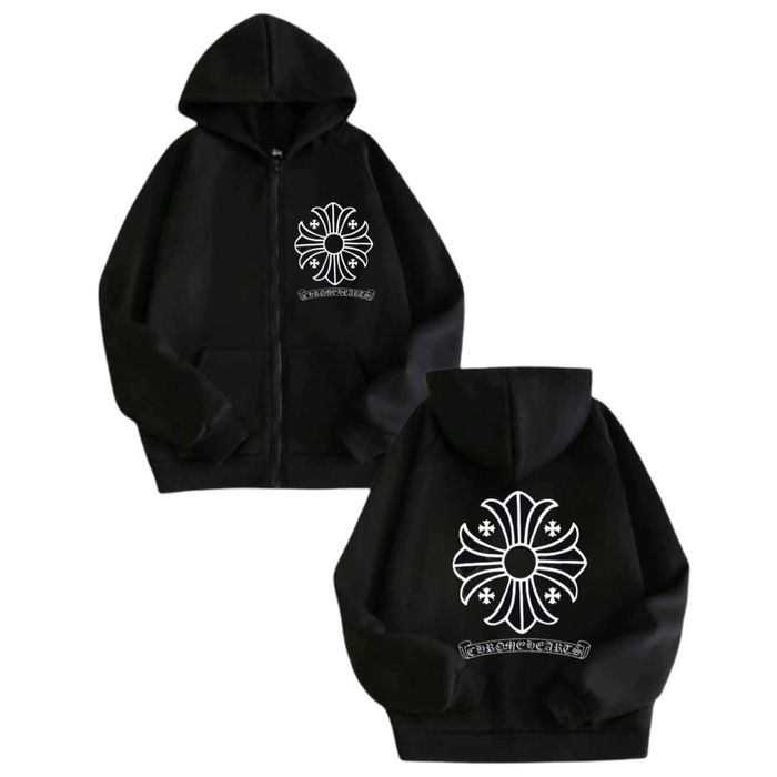 Зип-Худи Chrome Hearts Logo унисекс Хром Хартс толстовка Новинка New