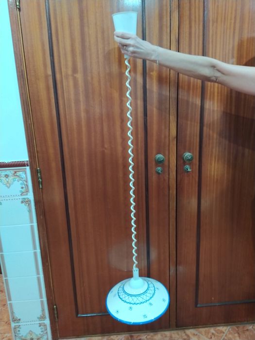 Candeeiro de teto em loiça vintage casa cozinha apartamento vivenda.