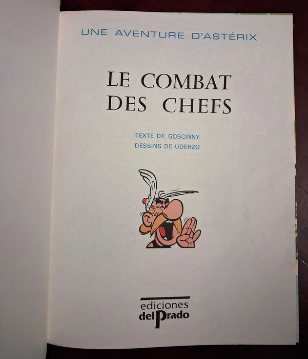 Álbuns colecção Astérix "le combat des Chefs" e "Obelix et Compagnie"