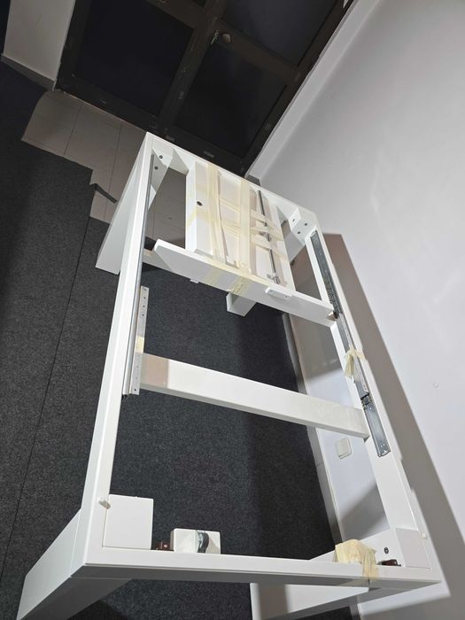 Mesa de Jantar Extensível 160(+60cm)x90x64cm Branca