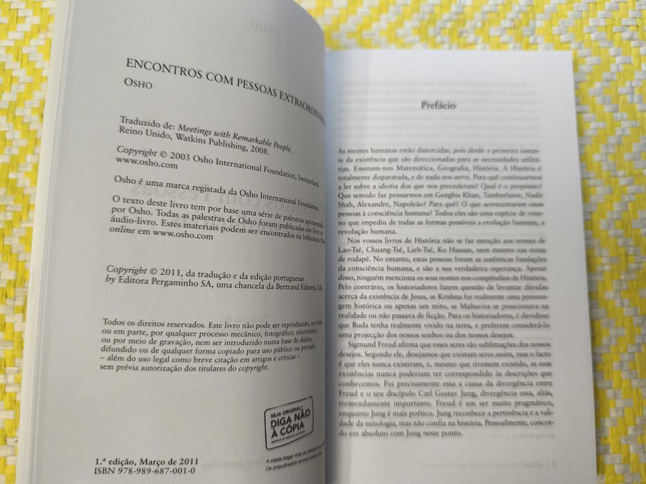 Encontro com pessoas extraordinárias – 
OSHO