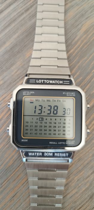 Lotto watch zegarek lcd vintage  lottowatch